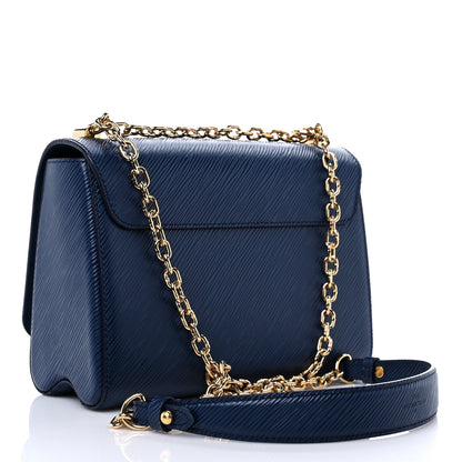 Louis Vuitton Epi Twist Shoulder Bag MM Indigo 3 of 8
