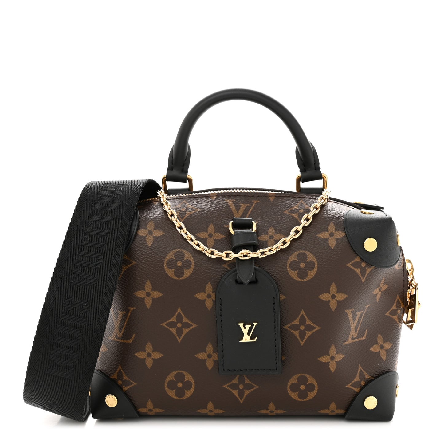 Monogram Petite Malle Souple Black