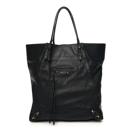 Balenciaga Veau Papier Basket Tote Black 1 of 13