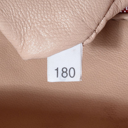 Prada Saffiano Vernice Pyramid Bag Rosso 7 of 8
