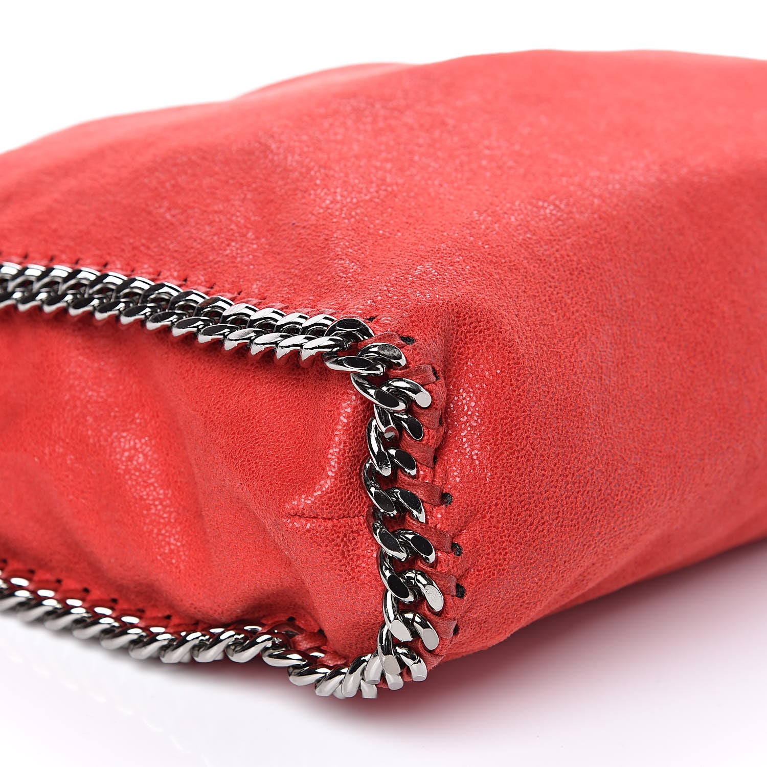 Stella McCartney Shaggy Deer Falabella Fold Over Tote Flame 8 of 11