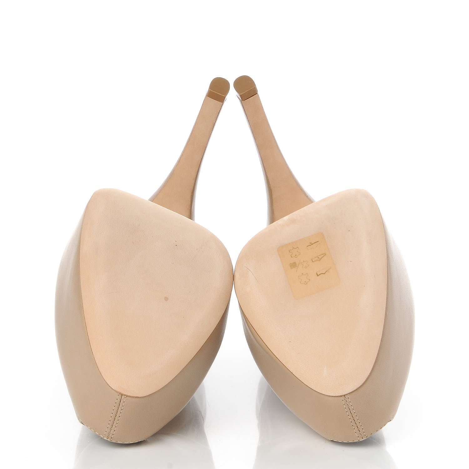 Louis Vuitton Smooth Calfskin Oh Really Peep Toe Pumps 39.5 Beige 5 of 8