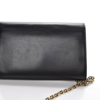 Louis Vuitton Calfskin Chain Louise GM Black 15 of 18