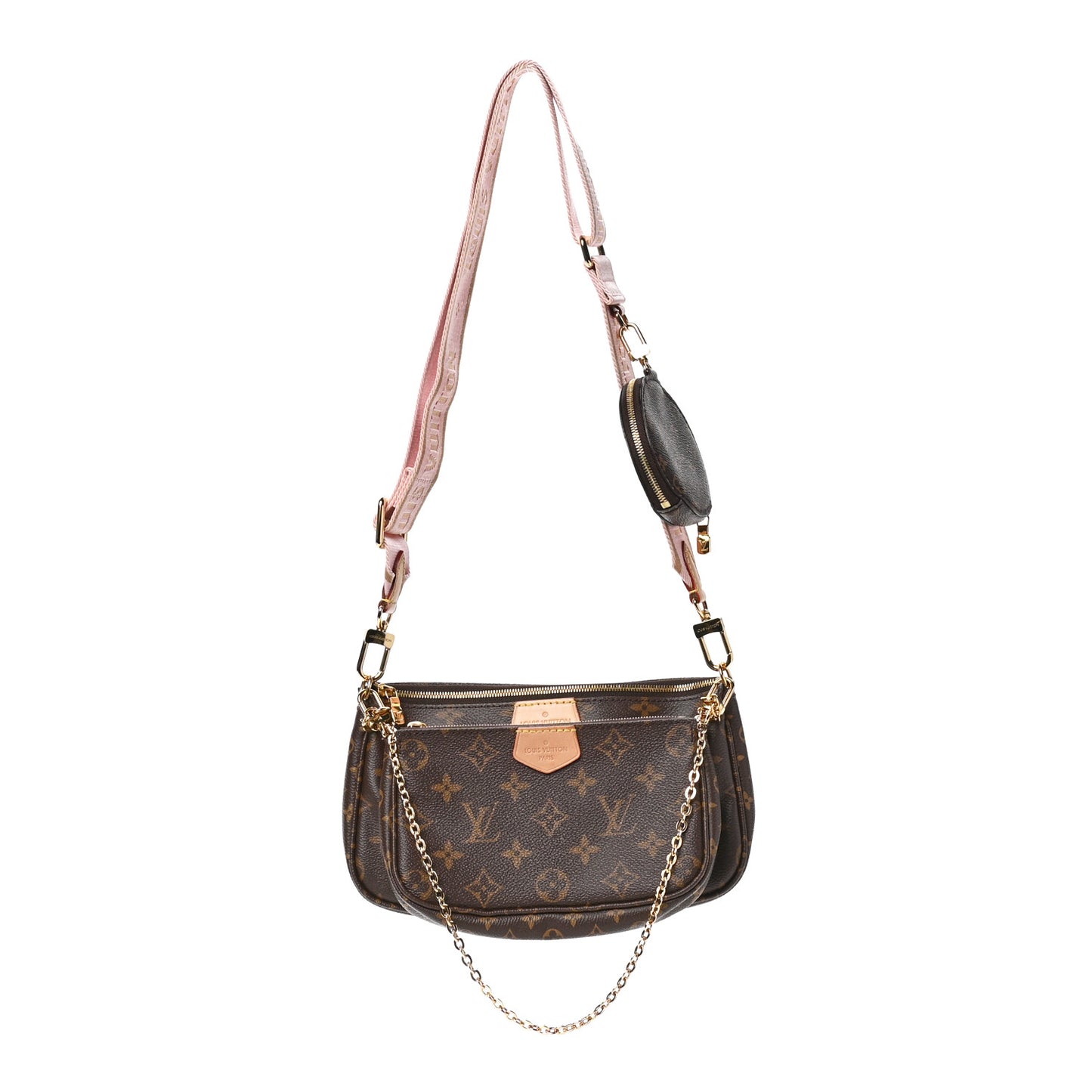 Monogram Multi Pochette Accessories Rose Clair