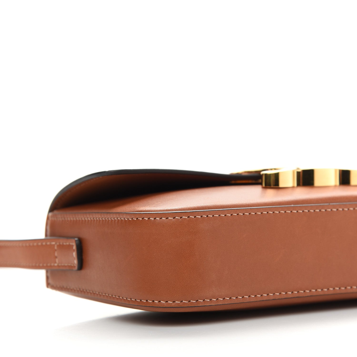 Celine Natural Calfskin Triomphe Shoulder Bag Tan 8 of 10