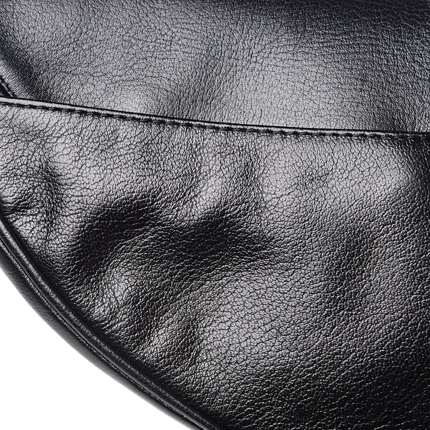 Calfskin Saddle Bag Black