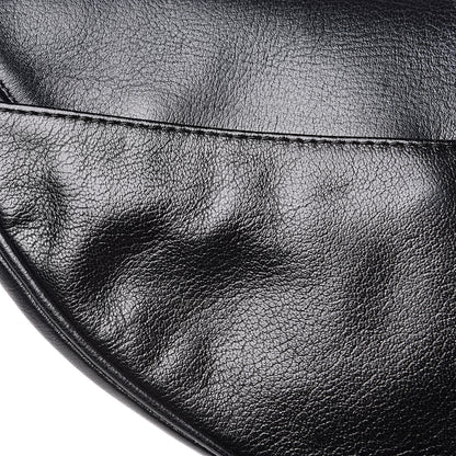 Christian Dior Calfskin Saddle Bag Black 10 of 12