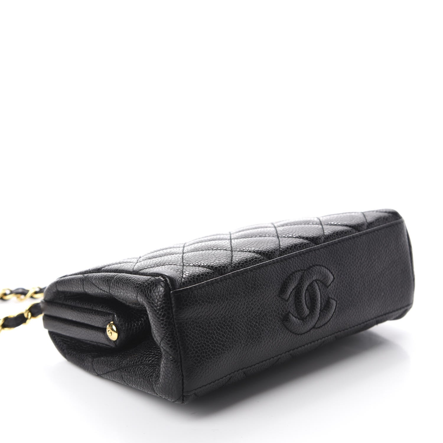 Chanel Caviar Quilted Frame Evening Bag Black 4 of 13