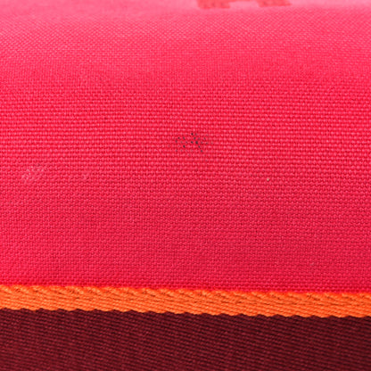 Hermes Canvas Small Bride-A-Brac Pouch Hibiscus 10 of 12