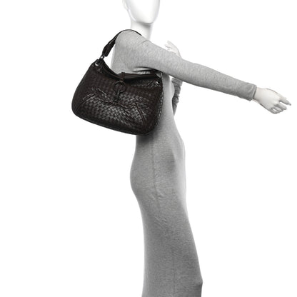 Bottega Veneta VENETA Nappa Intrecciato Hobo Ebano 2 of 13