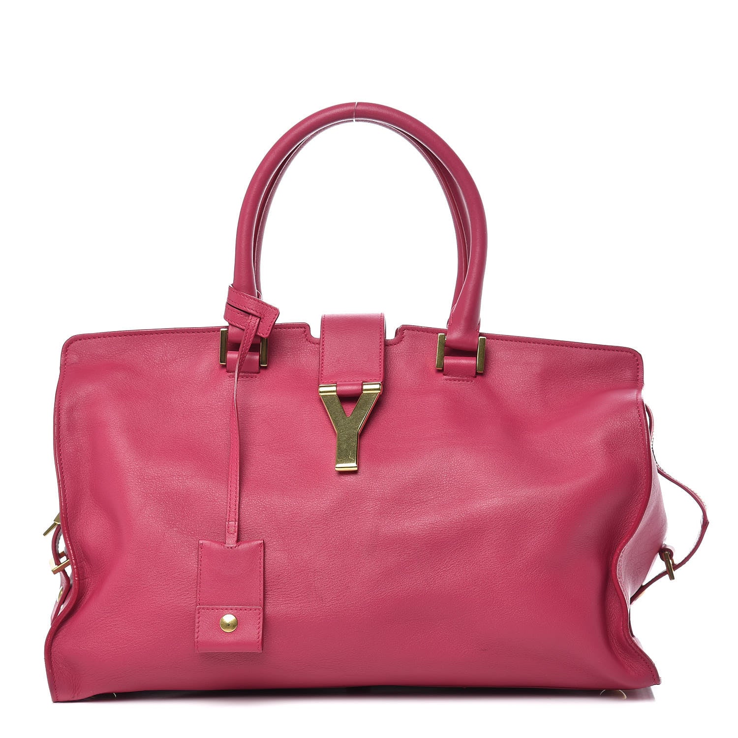 Saint Laurent Calfskin Medium Classic Y Cabas Fuchsia 1 of 19