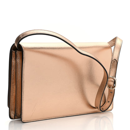 Gucci Metallic Nappa Crystal GG Broadway Shoulder Bag Pink 3 of 15