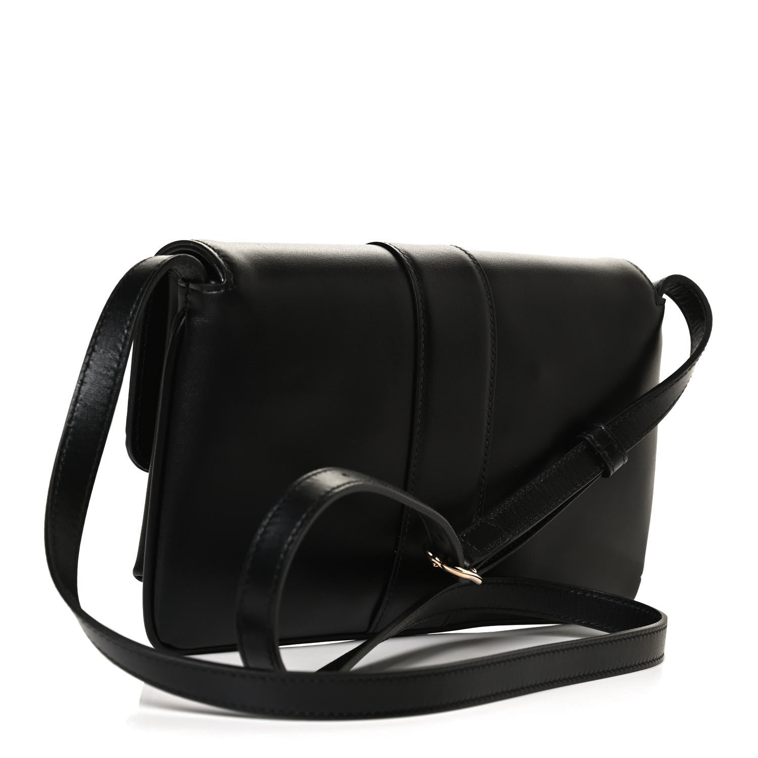 Gucci Vitello Palmellato Lux Small Arli Flap Shoulder Bag Black 3 of 13