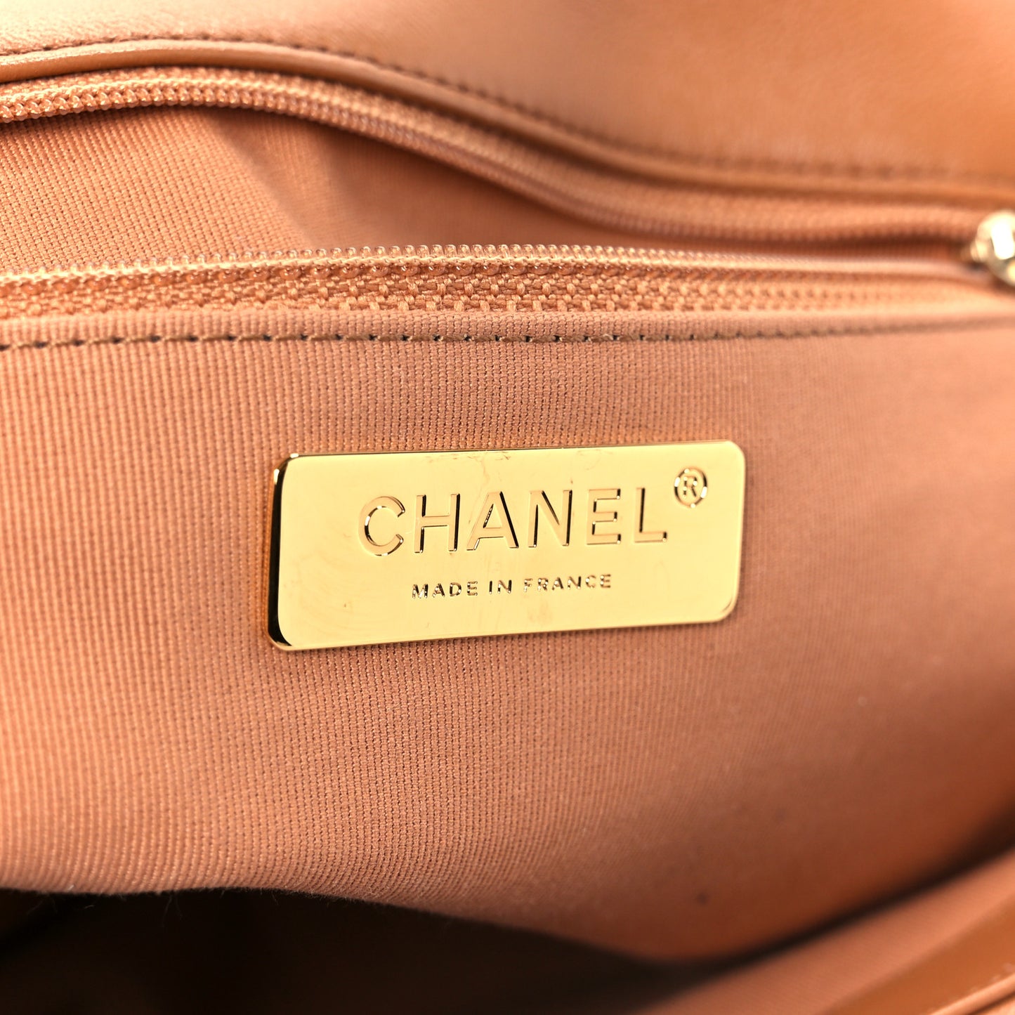 Lambskin Quilted Medium Chanel 19 Flap Brown