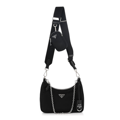 Prada Nylon Re-Edition 2005 Shoulder Bag Black 1 of 11