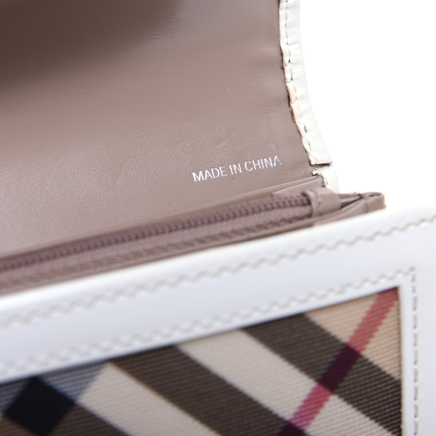 Burberry Nova Check Penrose Continental Wallet White 9 of 12