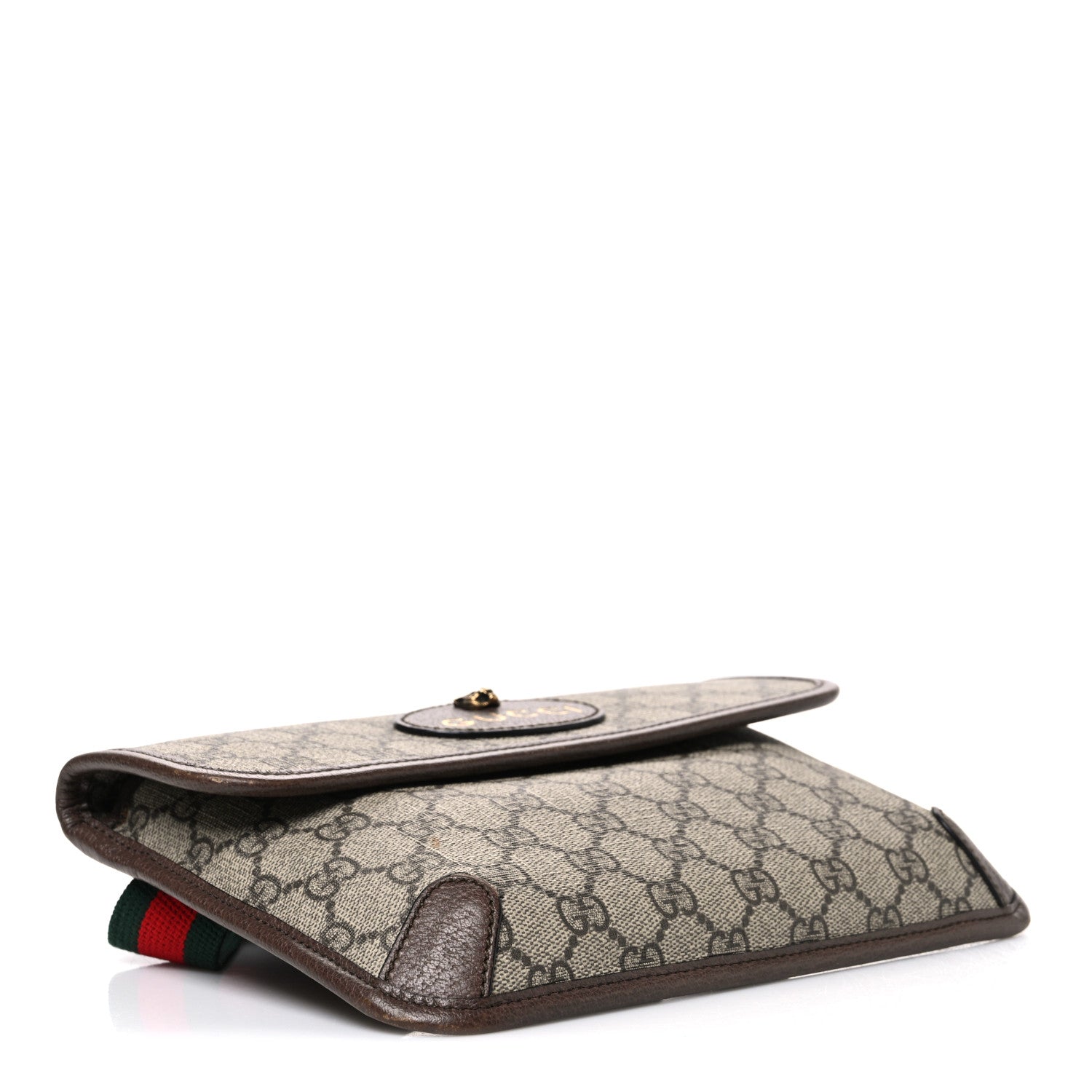Gucci GG Supreme Monogram Neo Vintage Web Belt Bag Brown 4 of 11