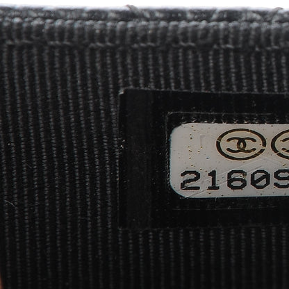 Chanel Caviar Quilted Flap Card Holder Black 8 of 9