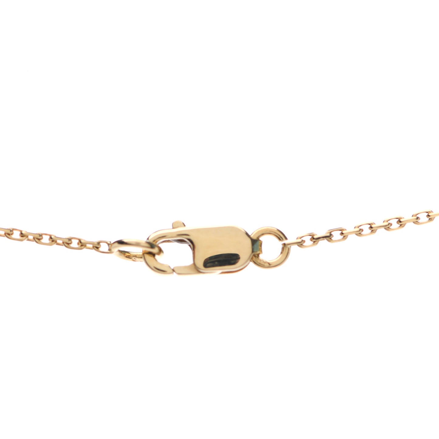 18K Yellow Gold Mother of Pearl Sweet Alhambra Pendant Necklace