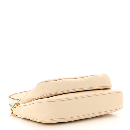 Louis Vuitton Empreinte Monogram Giant Multi Pochette Accessories Cream 4 of 10