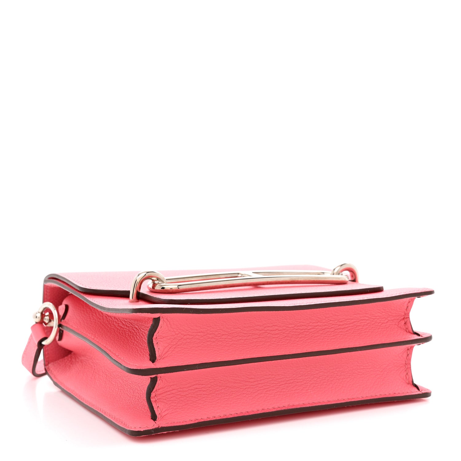 Hermes Evercolor Mini Sac Roulis Rose Azalee 4 of 11