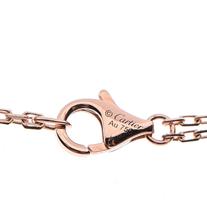 Cartier 18K Pink Gold 2 Diamond LOVE Necklace 6 of 7