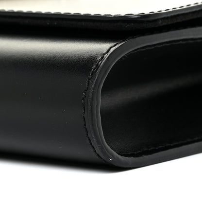 Louis Vuitton Calfskin Chain Louise MM Black 9 of 14