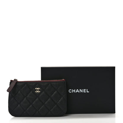 Chanel Caviar Quilted Small Cosmetic Case Black 8 of 8