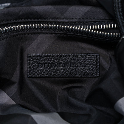 Burberry Nylon Solid to Check Backpack Black 7 of 8