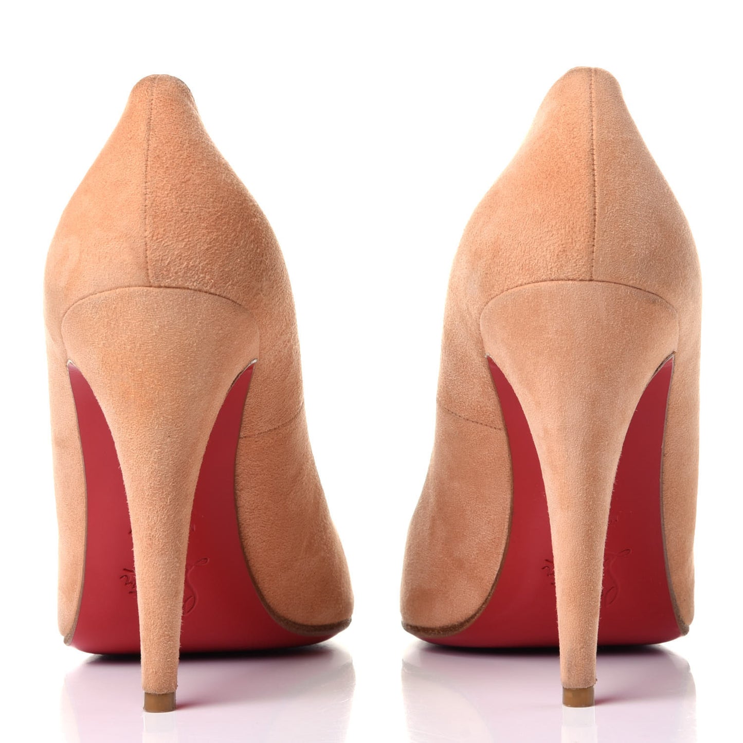Veau Velours Ron Ron 100 Pumps 40 Camel