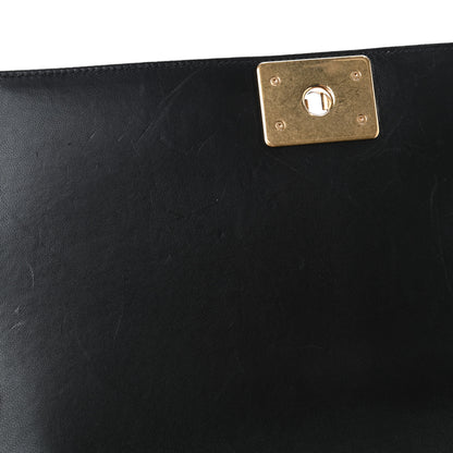 Chanel Calfskin Quilted New Medium Boy Flap Black 5 of 5