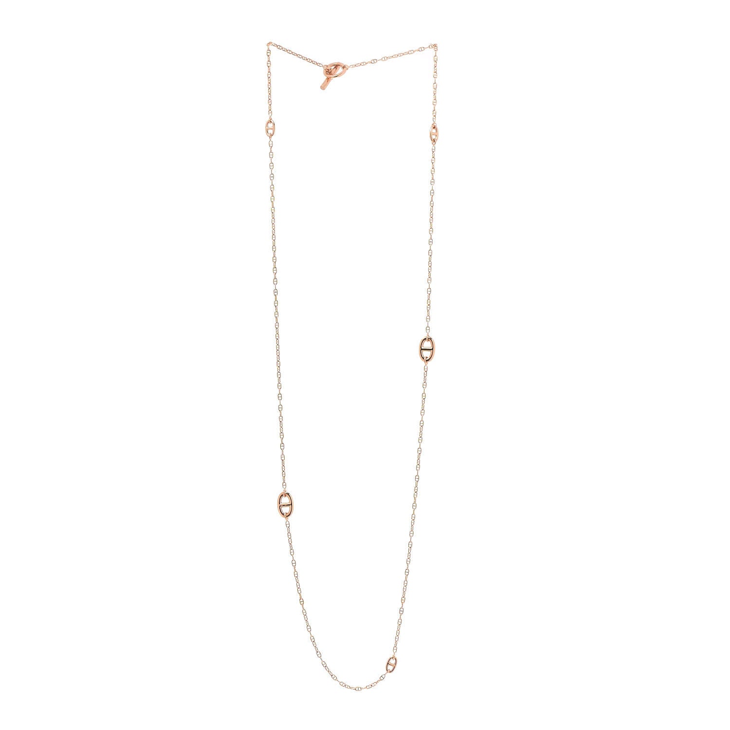 Hermes 18K Rose Gold Farandole Necklace 80 3 of 5