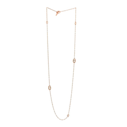 Hermes 18K Rose Gold Farandole Necklace 80 3 of 5