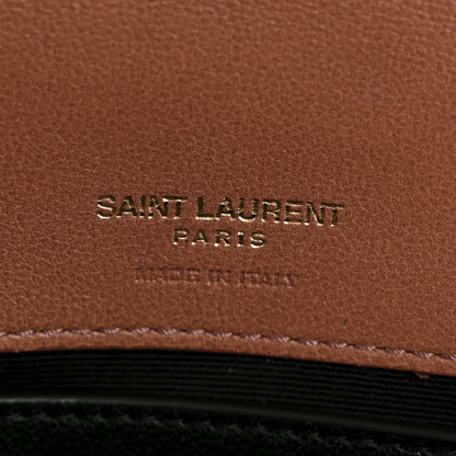 Saint Laurent Lambskin Chevron Quilted Small Loulou Hortensia 7 of 14