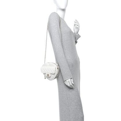 Chanel Lambskin Quilted CC In Love Heart Bag White 2 of 13