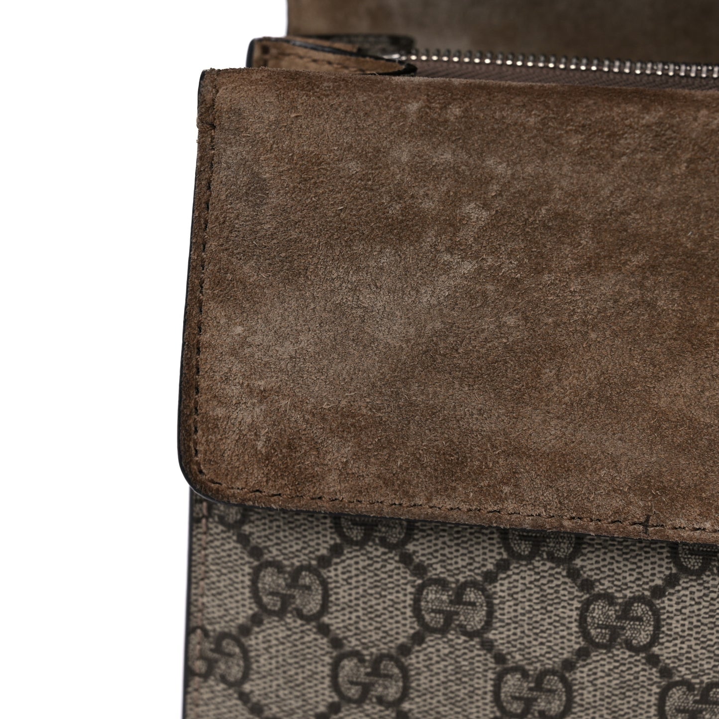 GG Supreme Monogram Small Dionysus Shoulder Bag Taupe