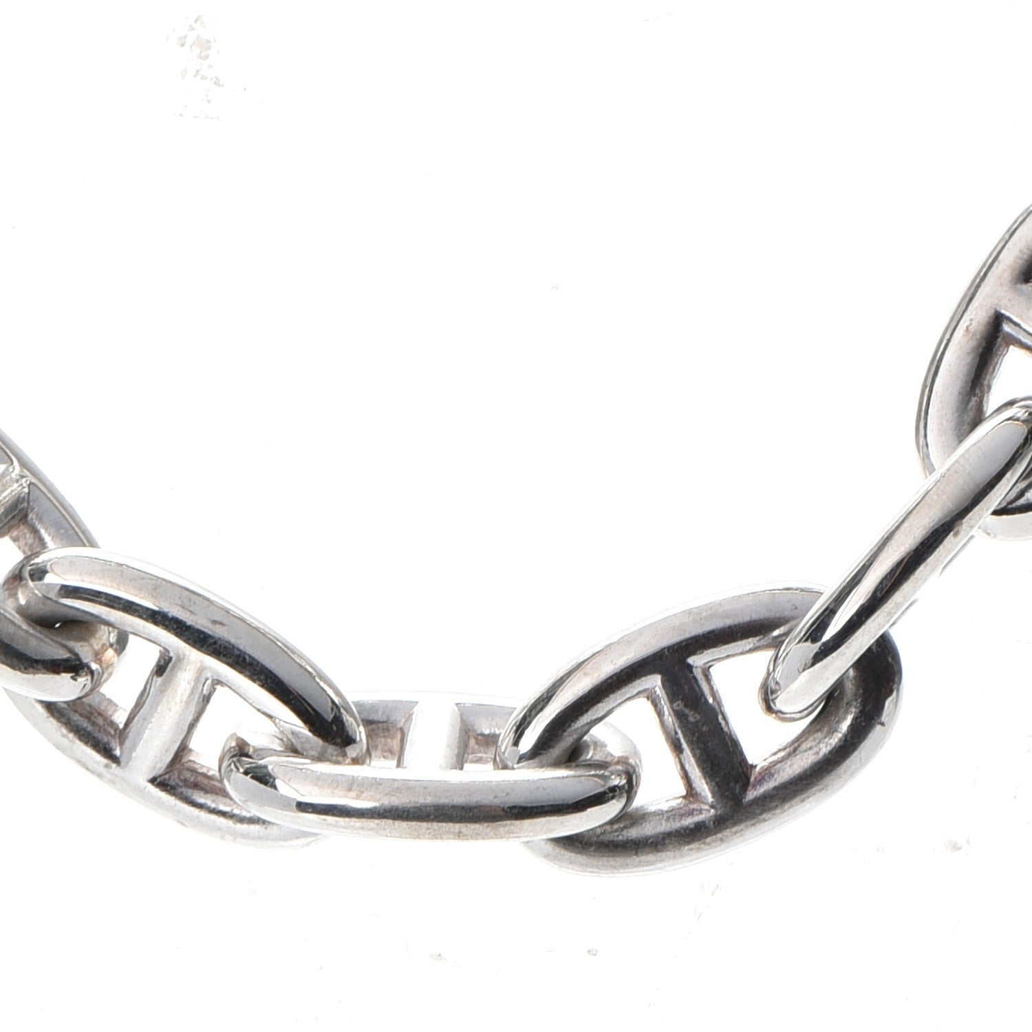 Hermes Sterling Silver Chaine D'Ancre Necklace PM 4 of 7