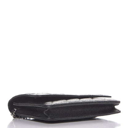 Chanel Caviar Quilted Wallet On Chain WOC Black 4 of 8
