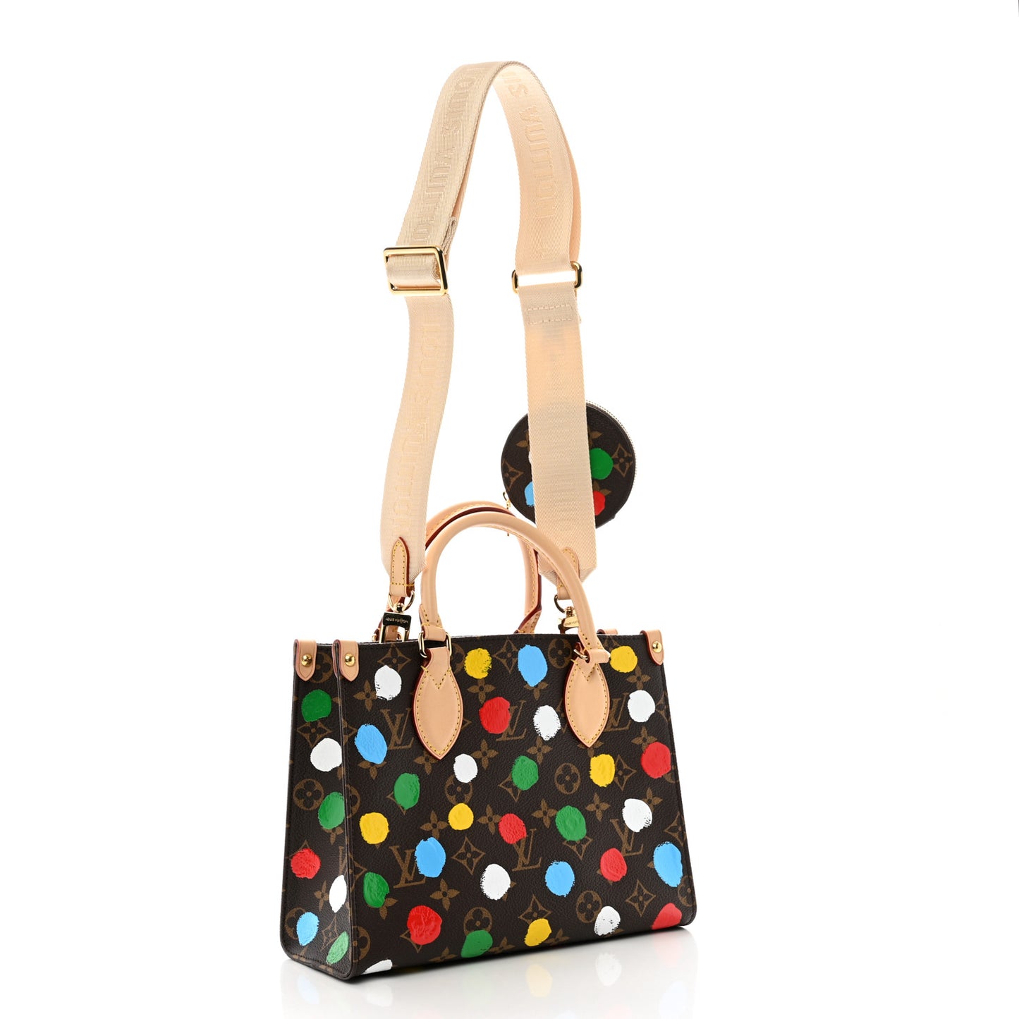 LV X YK Monogram Dots Onthego PM Multicolor