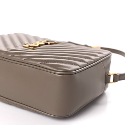 Saint Laurent Calfskin Matelasse Monogram Lou Camera Bag Taupe 9 of 9