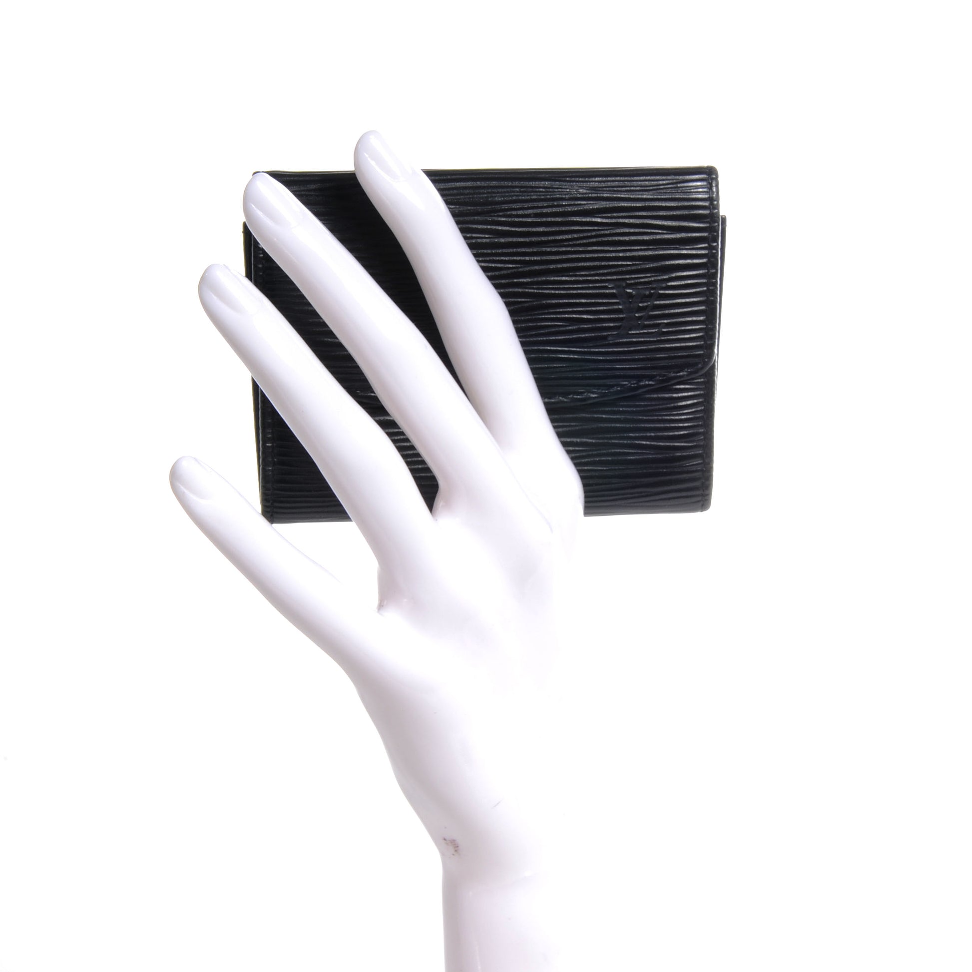 Louis Vuitton Epi Porte-Monnaie Simple Coin Purse Black 2 of 7