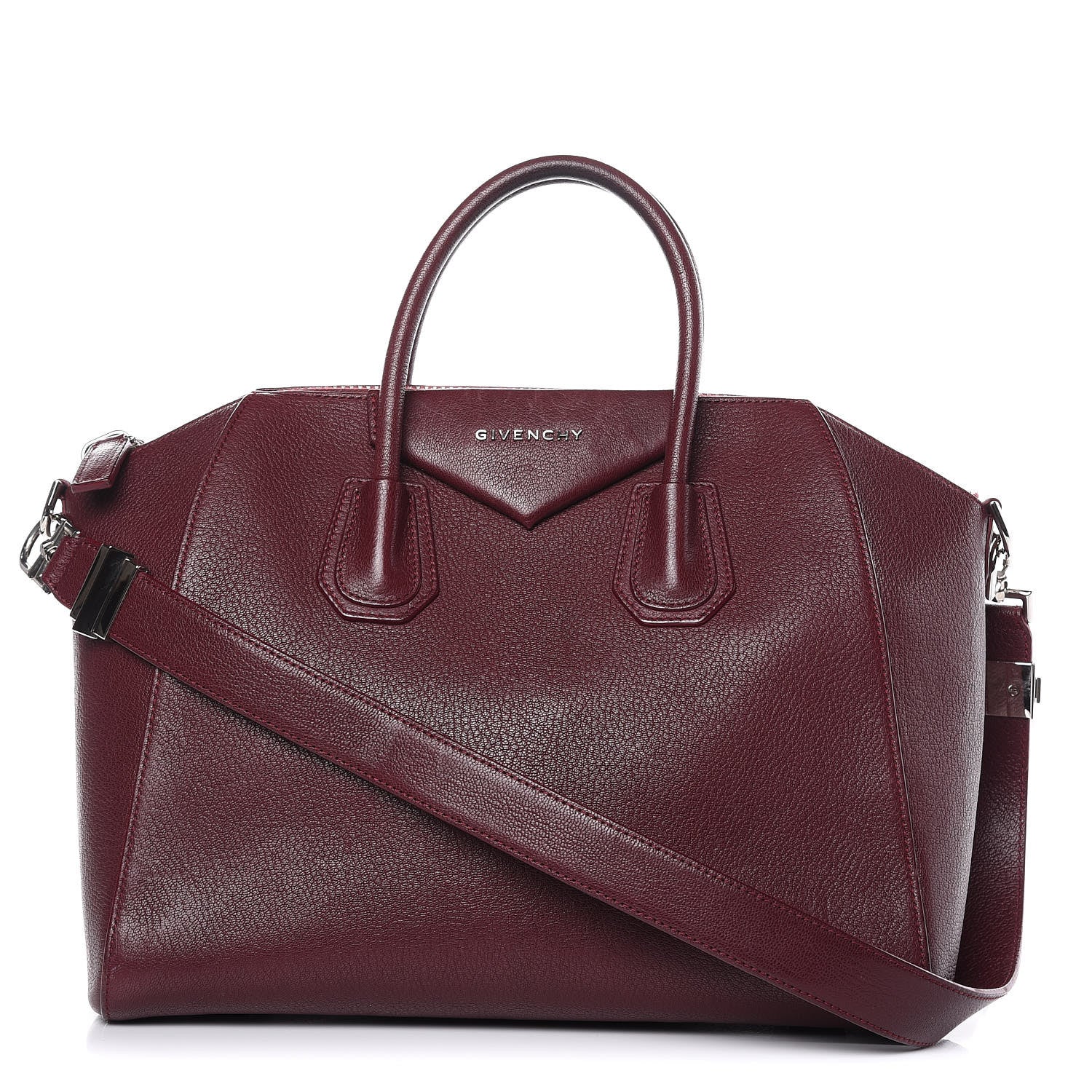 Givenchy Sugar Goatskin Medium Antigona Oxblood 1 of 16