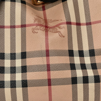 Burberry Haymarket Check Medium Walden Belted Hobo  Chocolate 12 of 12