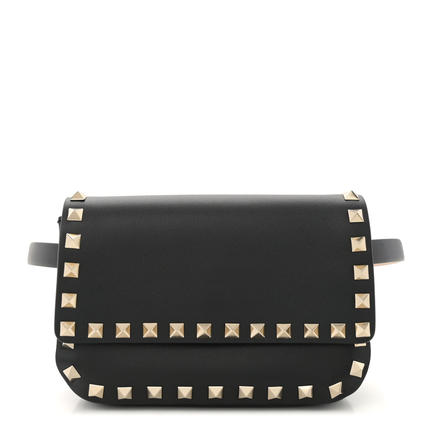 Valentino Garavani Vitello Rockstud Belt Bag Black 1 of 11