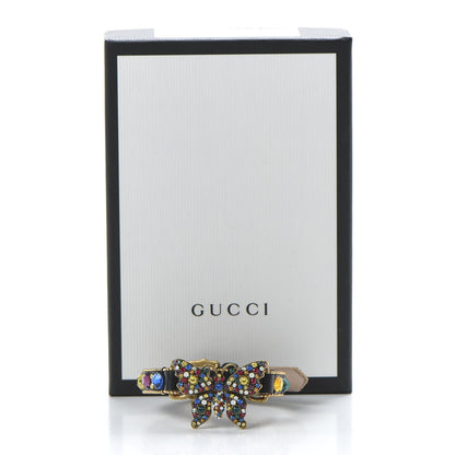 Gucci Calfskin Crystal Butterfly Bracelet Multicolor 5 of 5