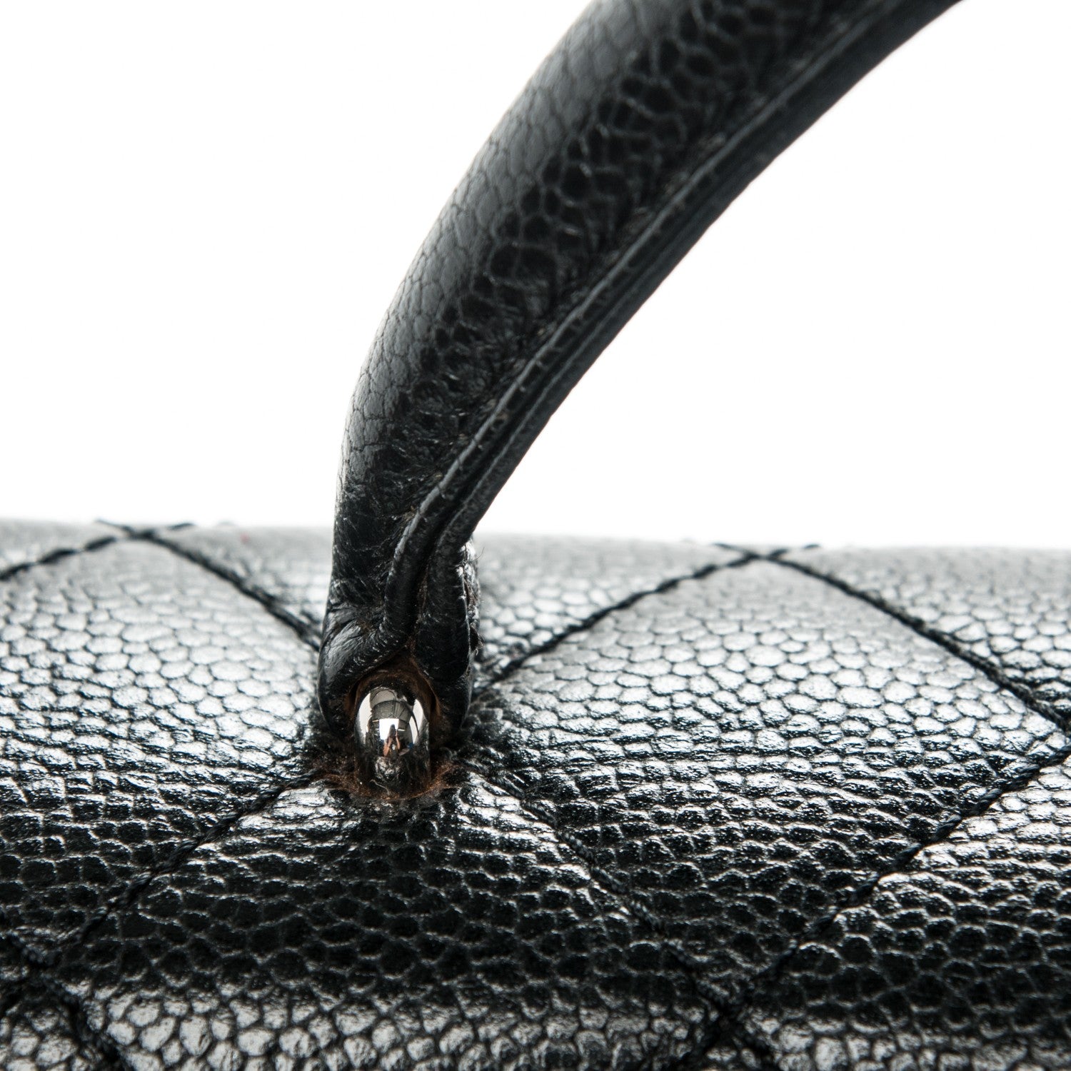 Chanel Caviar Quilted Jumbo Kelly Flap Black 9 of 10