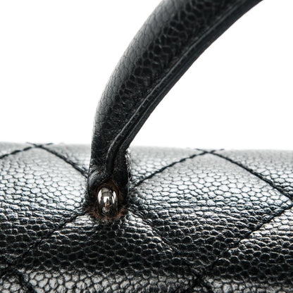 Chanel Caviar Quilted Jumbo Kelly Flap Black 9 of 10