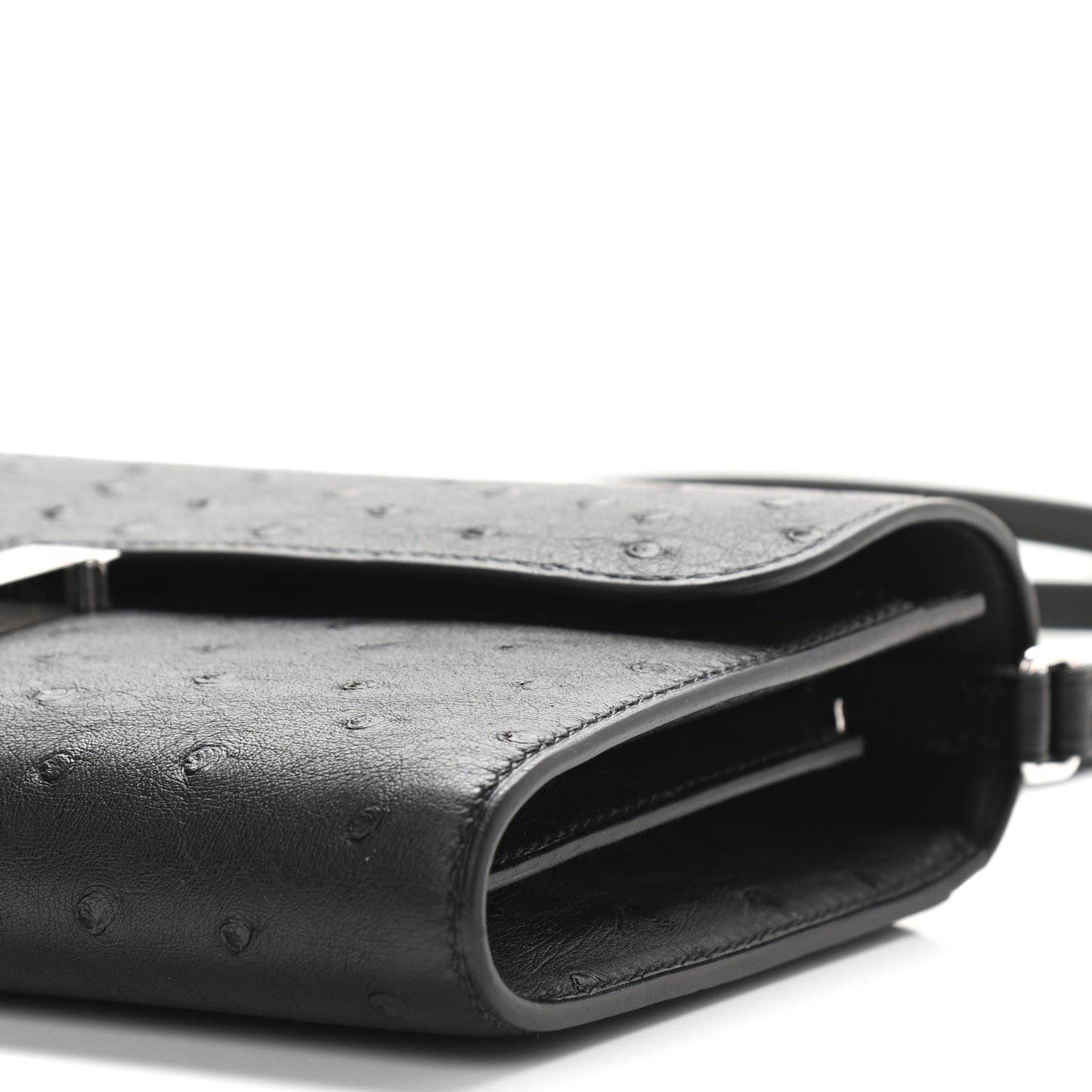 Ostrich Constance Long Wallet To Go Black