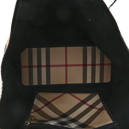Burberry Nova Check Large Nickie Tote Black 5 of 14