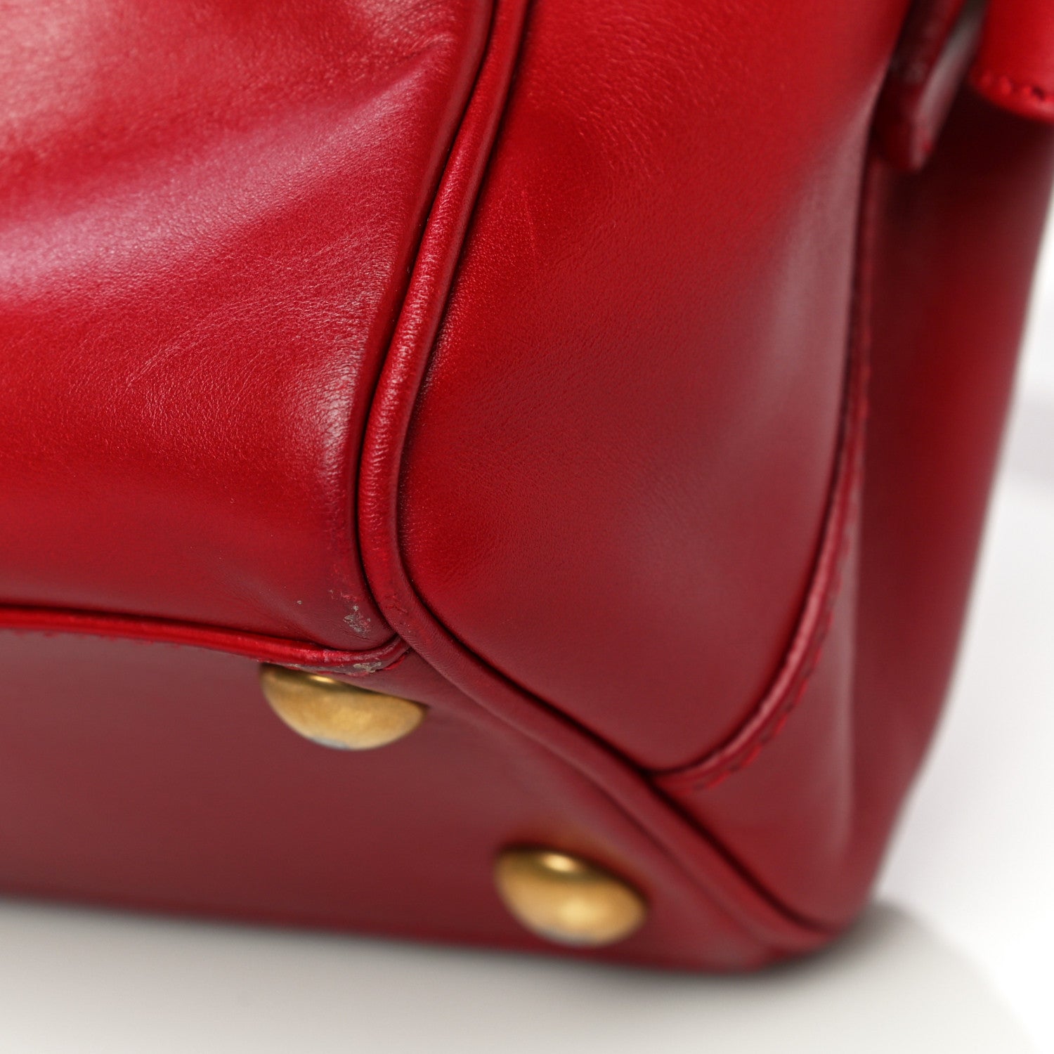 Saint Laurent Calfskin Classic Baby Duffle Red 11 of 21